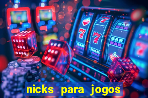 nicks para jogos de tiro